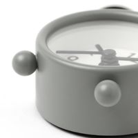 【LAKOLE/ラコレ】 ニュアンスプチアラームクロック グレー