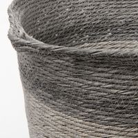 トライカラーバスケット（M） ダークグレー LAKOLE/ラコレ