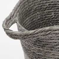 トライカラーバスケット（S） ダークグレー LAKOLE/ラコレ