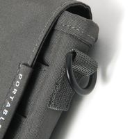 【LAKOLE/ラコレ】 ポータブルケース（ミニ） チャコール