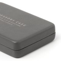 ハード小物ケース（仕切り） チャコール LAKOLE/ラコレ