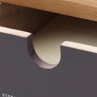 スタッキングウッドストレージボックス（M） ブラック LAKOLE/ラコレ