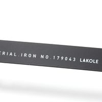 【LAKOLE/ラコレ】 スチールスリッパラック ブラック