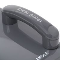 BIGハンドルiPhoneケース iPhone13/14 チャコール LAKOLE/ラコレ