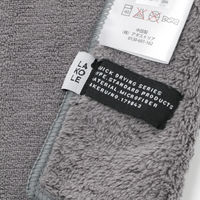 【LAKOLE/ラコレ】 クイックドライフェイスタオル チャコール