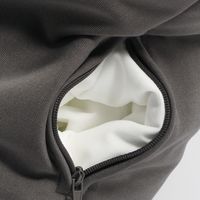 ビーズクッション（ロング） チャコール LAKOLE/ラコレ