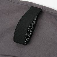 【LAKOLE/ラコレ】 コットンエコバッグ（M） チャコール