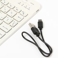 ワイヤレスキーボード ホワイト LAKOLE/ラコレ