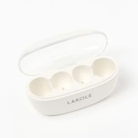 耳をふさがない イヤフォン アイボリー LAKOLE/ラコレ