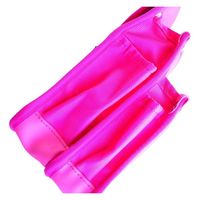 コヅチ 内側ポケット付ナイロン腰袋 A2 桃 1セット(3個)（直送品）