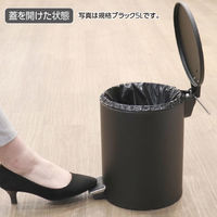 テラモト ペダルボックス（静音タイプ） 5L ブラック DS2387057 1個（直送品）