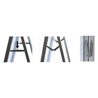 常磐精工 ポスター用スタンド看板パンフレットケース付 A3縦縦両面ブラック(屋外用) PSSKPA3TTRBG 1台（直送品）