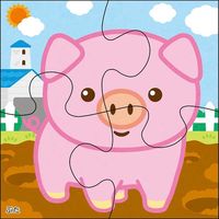 くもん出版 くもんのジグソーパズルSTEP1 どうぶついっぱい JP-14 1個