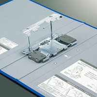 コクヨ　チューブファイル　エコツインR　A4タテ　とじ厚50mm　青　両開きパイプ式ファイル　フ-RT650B　1冊（わけあり品）