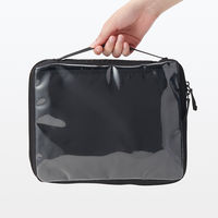 無印良品 ポケットが選べるコレクションケース A5ワイド 約幅280×高さ220×マチ35mm 黒 良品計画