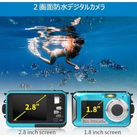 防水デュアル液晶デジタルカメラ AI-WC01 1台