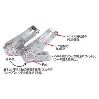 パーマンコーポレーション ベルト荷締機 ラッシングベルト JIS 巾50 固定1m 巻取3m Eクリップ 6482480000 1個（直送品）