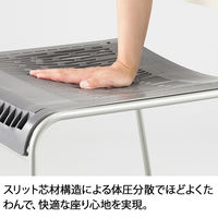 アイリスチトセ ループスタッキングチェア ネイビー ASLN-W-V ホワイト/ネイビー 椅子 ミーティングチェア 1脚 オリジナル