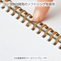 コクヨ ソフトリングスーファ 4ミリ方眼A5変形80枚イエロー ス-SV738S4-Y 1冊