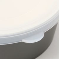 サークルランチボックス（S） チャコール LAKOLE/ラコレ