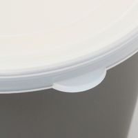 サークルランチボックス（L） チャコール LAKOLE/ラコレ