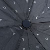 【LAKOLE/ラコレ】 晴雨&遮熱プリント折り畳み傘 ネイビー