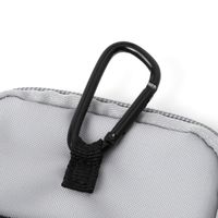 【LAKOLE/ラコレ】 カラビナ付き折り畳み傘ケース グレー