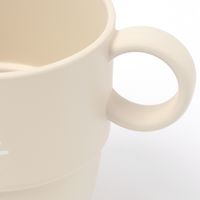 らこれキッズ スタッキングコップ アイボリー 1セット（1個×2） LAKOLE/ラコレ