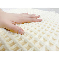 マルナカ ワッフル地バスマット 35x50cm 7015 1セット(3枚)（直送品）