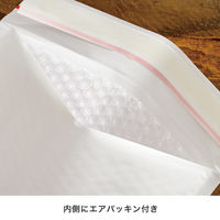 【クッション付封筒】緩衝材付宅配ペーパーバッグ W240×H275mm 白 1セット（100枚）ヘッズ MWH-TBP2