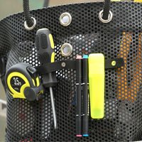 アイリスオーヤマ メッシュツールバッグ ブラック TLB-M5241 1個