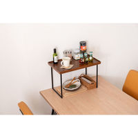 東谷 ROOM ESSENCE ミニテーブル S 幅500×奥行300×高さ330mm ブラウン GT-313BR 1台（直送品）