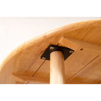 東谷 ROOM ESSENCE ダイニングテーブル 幅1200×奥行800×高さ720mm ナチュラル HOW-002NA 1台（直送品）