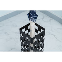 東谷 ROOM ESSENCE 傘立て 幅160×奥行160×高さ490mm ブラック LFS-183BK 1台（直送品）