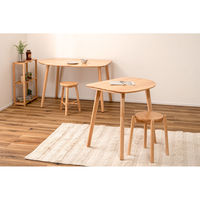 東谷 ROOM ESSENCE ダイニングテーブル 幅830×奥行600×高さ720mm ナチュラル HOW-001NA 1台（直送品）