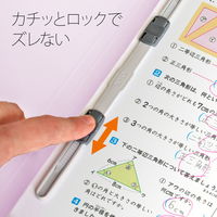 プラス PP製 フラットファイル 年組氏名 A4 タテ バイオレット 79492 1冊