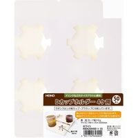 シモジマ Dカップホルダー 4ヶ用 ホワイト 004200400 1袋(50枚)