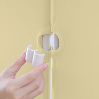 アスクル　マルチワーク　クロススクリーン　幅1200×奥行500×高さ1800mm　イエロー　1台 オリジナル