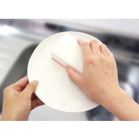 キッチンスポンジ まんてんスポンジ キズつけにくいソフトタイプ 新開発凸凹加工 抗菌 日本製 1個 オーエ