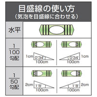 エビス 塩ビ管用水平器 ED-40DR 1個