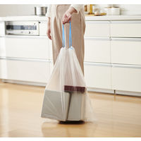 ゴミ袋 半透明 結びひも付 ポリ袋 普通 30L 100枚入 5パック 厚さ：0.015mm オルディ