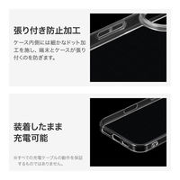 MSソリューションズ iPhone 16 ソフトケース クリア LN-IM24CSTCL 1個