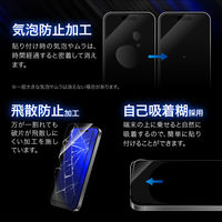 iPhone 16 Pro ガラスフィルム「GLASS PREMIUM FILM」全面保護 超強度・耐衝撃3倍 ブルーライトカット（直送品）