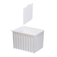 ベストコ リバティーコーポレーション 冷蔵庫 冷凍庫 ボックス 仕切付き ホワイト LD-494 1個