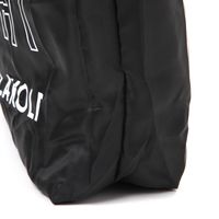 ロゴエコバッグ ブラック LAKOLE/ラコレ