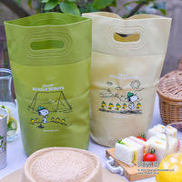 サンナップ スヌーピー アンドスケープ バケツバッグ ビーグル・スカウト カーキ