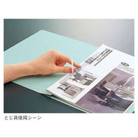 コクヨ　フラットファイルＶ（樹脂製とじ具）　B5ヨコ　150枚とじ　青（ブルー）　フ-V16B　1袋（10冊入）（わけあり品）