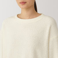 【レディース】無印良品 婦人 なめらかニットフリース 長袖ルームウェアセット 婦人M アイボリー 良品計画