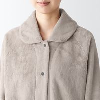 【レディース】無印良品 婦人 静電気が起きにくい 着る毛布 パジャマ 婦人S グレイッシュブラウン 良品計画
