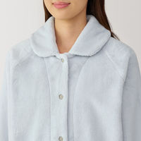 【レディース】無印良品 婦人 静電気が起きにくい 着る毛布 パジャマ 婦人S ライトブルー 良品計画